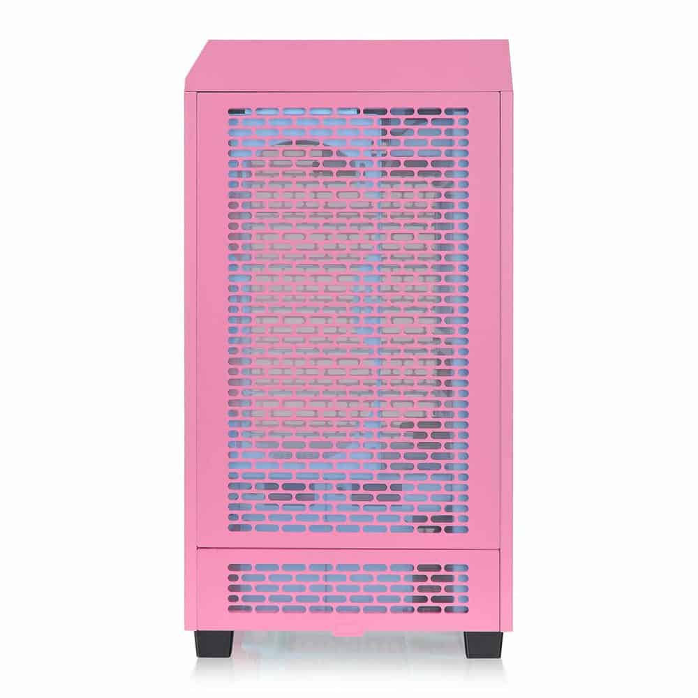 (image for) Thermaltake The Tower 200 Bubble Pink Mini Chassis Tempered Glass PC Gaming Case